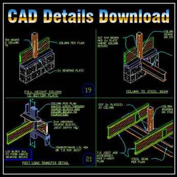 Framing Design Details,Frame Design Ideas,Building Details,CAD drawings downloadable in dwg files