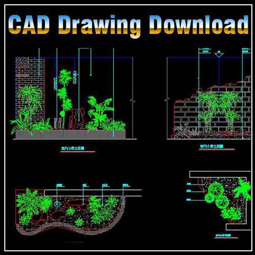 Landscape design autocad drawing free download