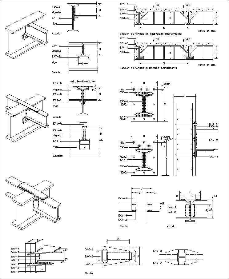 Free Steel Structure Details 5 – 【Autocad Design PRO-Autocad Blocks
