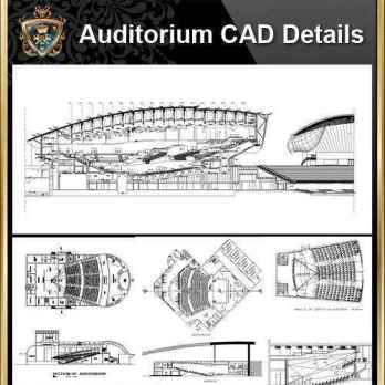 Auditorium Design,Autocad Blocks,AuditoriumDetails,Auditorium Section,Auditorium elevation design drawings