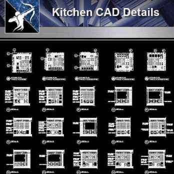 【Architecture CAD Details Collections】Detail drawing of Kitchen Design drawing,CAD Details